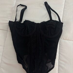 Elegant Black Lace corset top from GARAGE